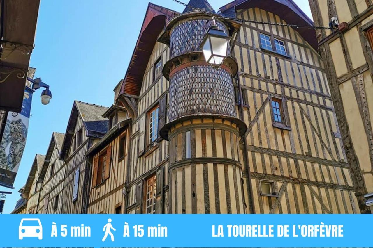 Joli Studio Meuble Tout Equipe Hyper Centre Wifi Troyes Exterior photo